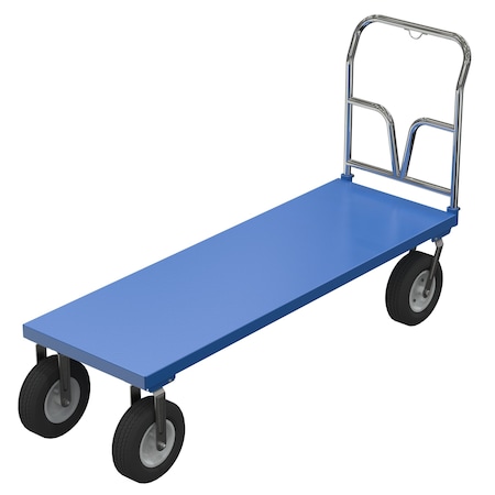 Vestil 24x72 Pneum Tire Pltfrm Cart 1.5K PNU-2472